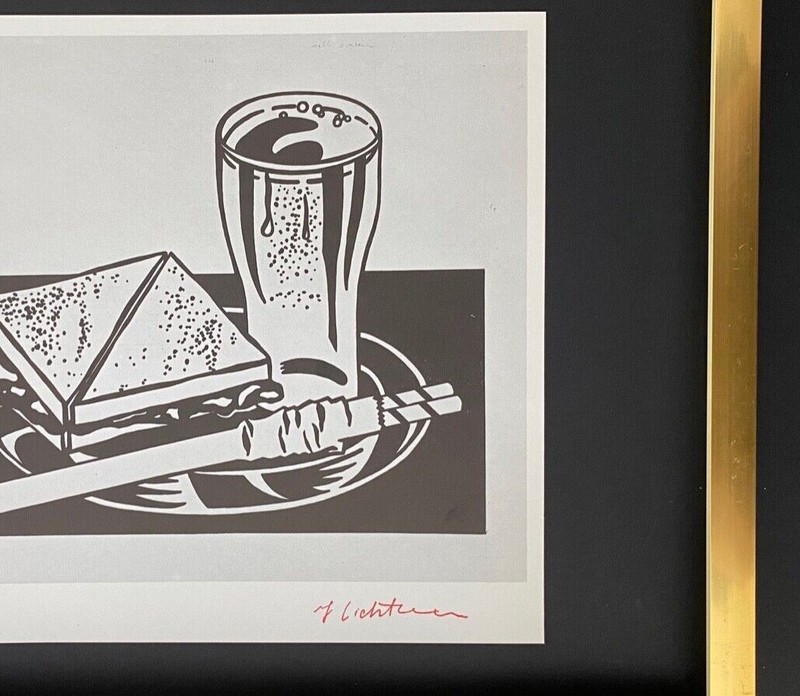 Roy Lichtenstein | Vintage 1970 Signed Framed Print Ready to Hang gallery