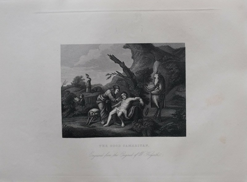 1860 WILLIAM HOGARTH 5 PRINTS BURLINGTON GATE PAUL BEFORE FELIX GOOD SAMARTIAN gallery