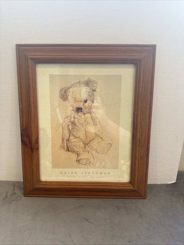 A4 Print Of Teddy Where Are You 14x16 Lovely Frame gallery
