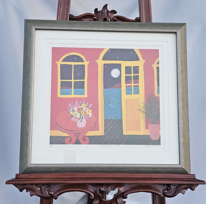 Moonlit Room by Theodora – Matted Framed Signed Numbered Art 43 of 100