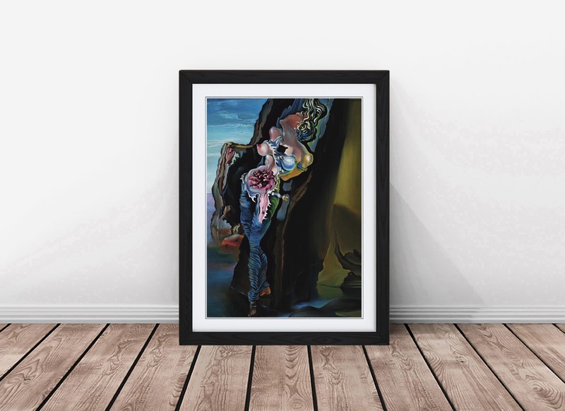 Salvador Dali Gradiva Framed Print Wall Art Picture A1 A2 A3 Size