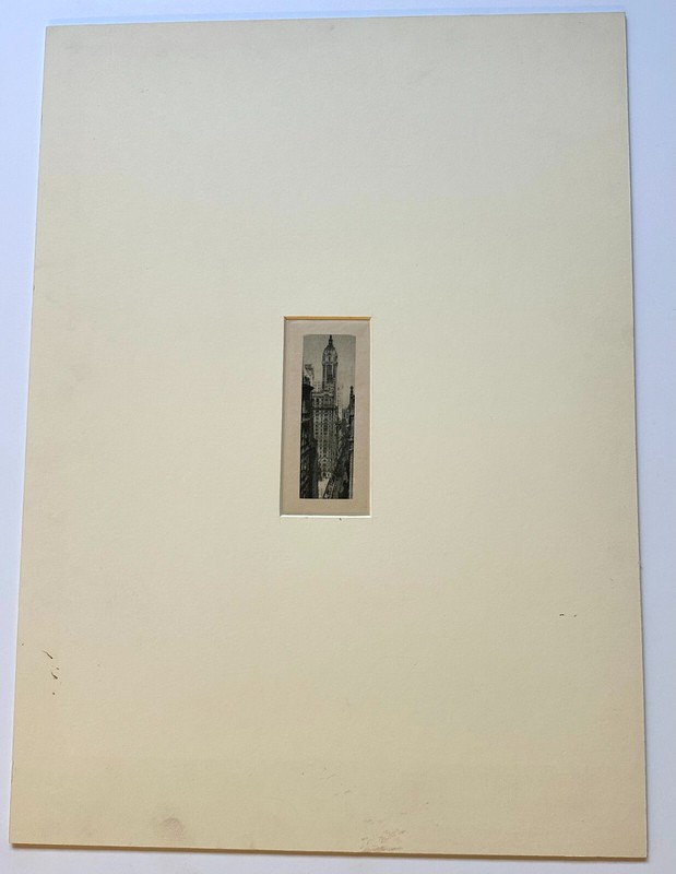 Orig. ALVIN LANGDON COBURN Photogravure “The Singer Building" New York c. 1909 gallery