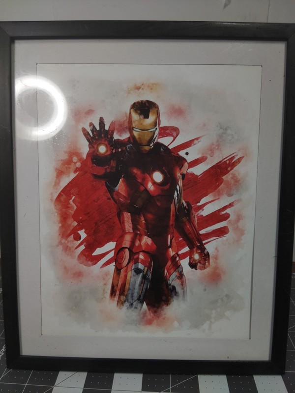DC & Marvel Superhero’s Watercolor Prints – Set of 9 Photos In Frames (9”-11”)
