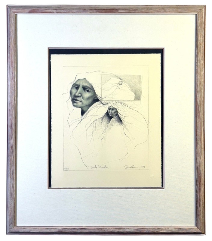 Frank Howell “Brule Maiden” 1993 Limited Edition Lithograph — Signed & Numbered