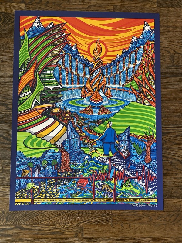 Pearl Jam - Nashville *CONCERT POSTER* SOLD OUT // Klausen// 2020 gallery