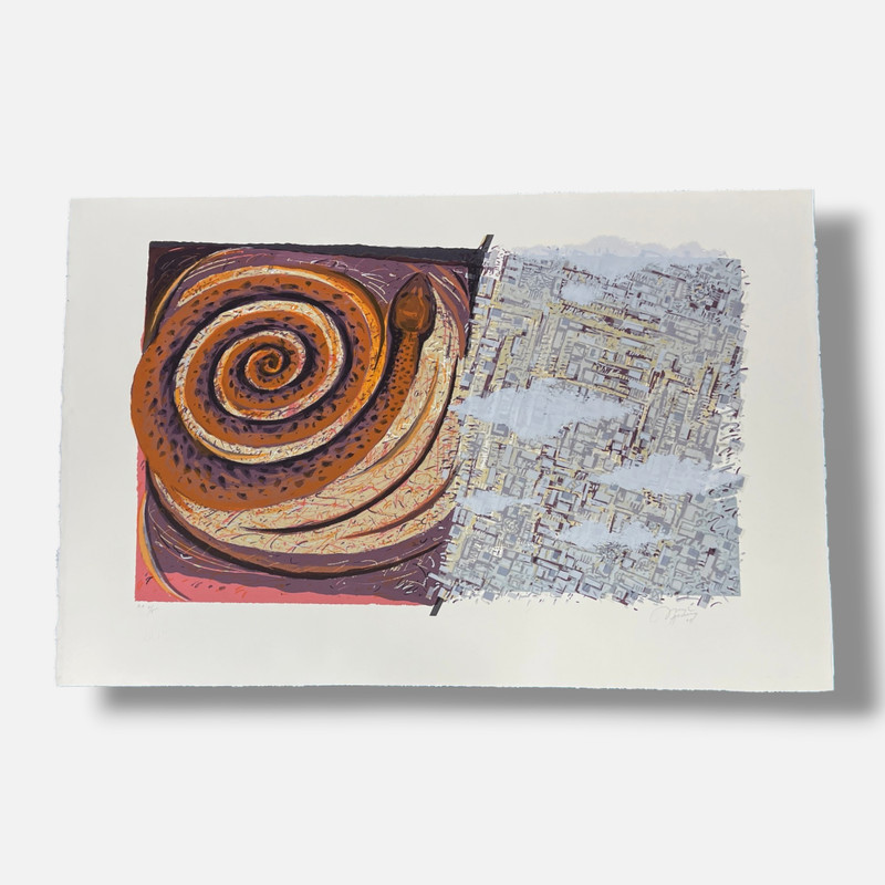 Pepe Herrera «S/T» P.A. 1991, Signed Limited Fine Wall Art Print, 112 x 77 cm