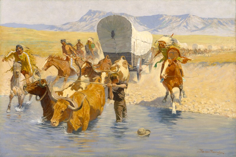 The Emigrants by Frederic Remington Western Giclee Art Print + Free Shipping