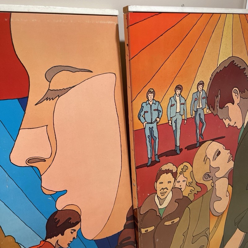 Artist Milton Glaser 1960’s Art for Thom McAn Shoes Store New York gallery