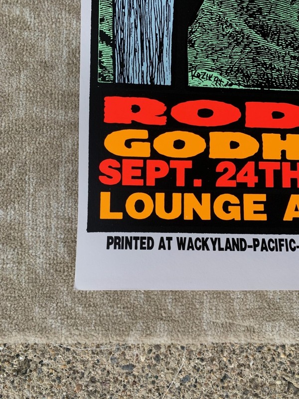 Kozik SEBADOH Godhead Lou Barlow LOUNGE AX Chicago 1994 Punk Rock Concert Poster gallery