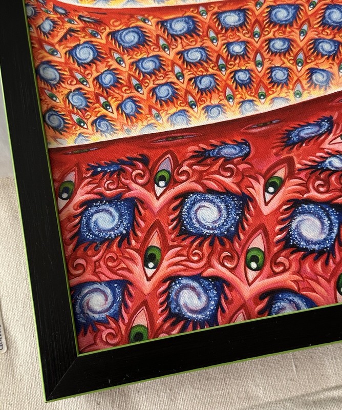 Alex Grey GODSELF Signed Numbered Framed TOOL visionary psychedelic LSD acid gallery