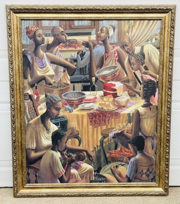 John Holyfield Soul Food Fine Art Signed Numbered Framed Limited Edition 24×30