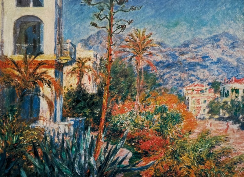 Claude Monet VILLAS IN BORDIGHERA 1884 Lithograph Art