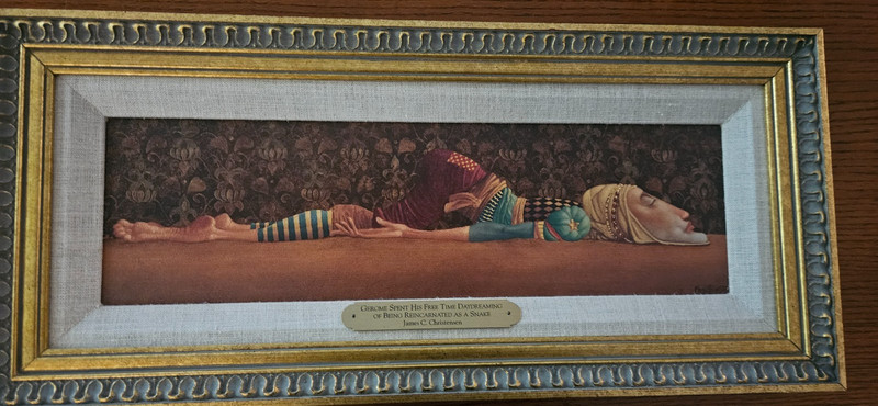 James Christensen Artist GEROME giclee CANVAS 1998 S/N Mint Ltd Ed #398 of 1250