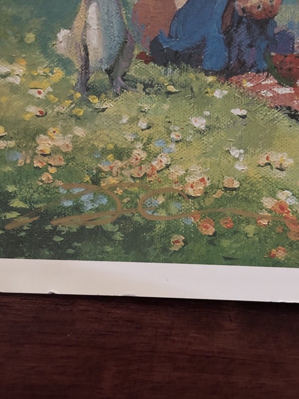 James Coleman Splendiferous Picnic Hand Signed Winnie the Pooh w. COA gallery