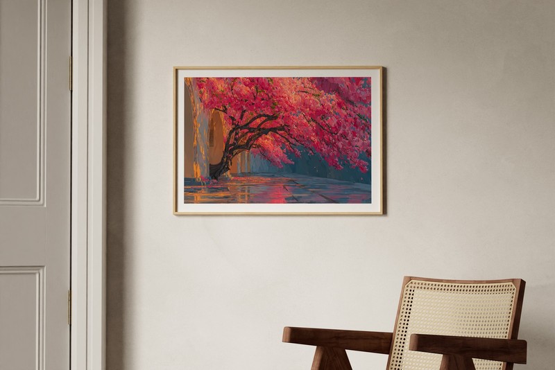 Cherry Blossom Japan 36x24 Giclée Art Print Ltd 1/25 Signed COA Rombley H8 gallery