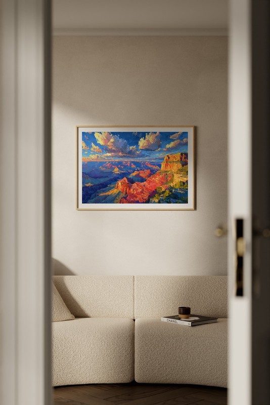 Grand Canyon United States 36x24 Giclée Art Print Ltd 1/25 Signed COA Romble H17 gallery