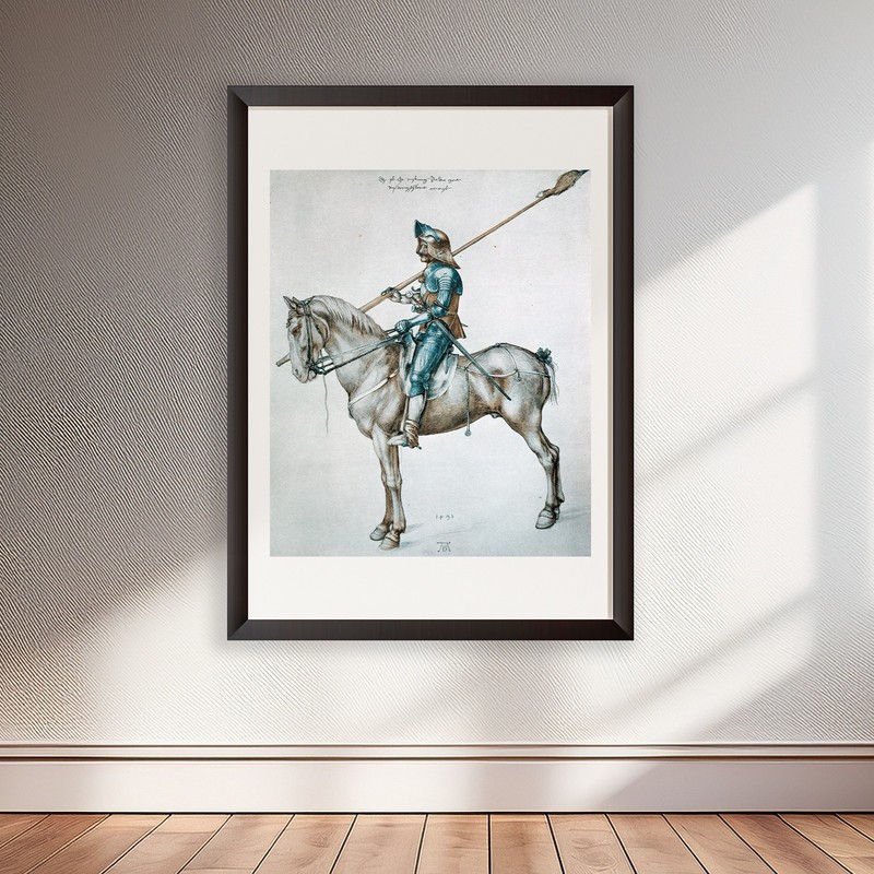 Durer The Knight fine art giclee print poster gallery wall art horse art gallery