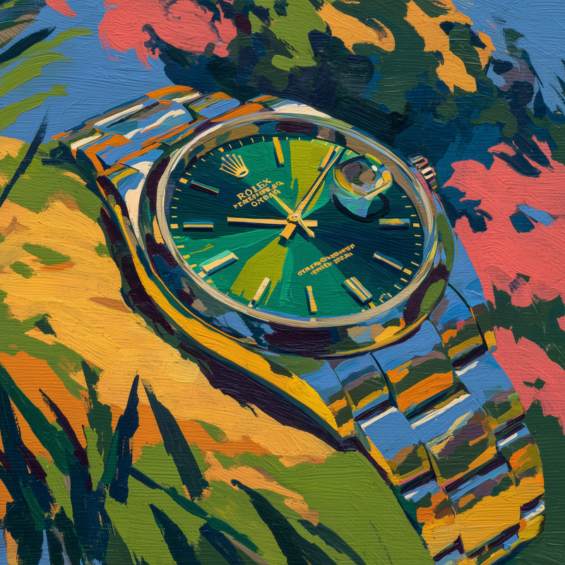 Rolex Watch Pop Art 24×24 Giclée Art Print Ltd 1/25 Signed COA Rombley Y40
