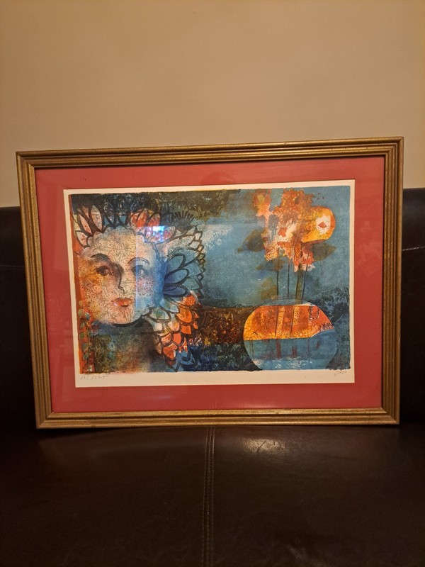 Jose Puig Marti-Spanish Artist Signed Lithograph #195/275