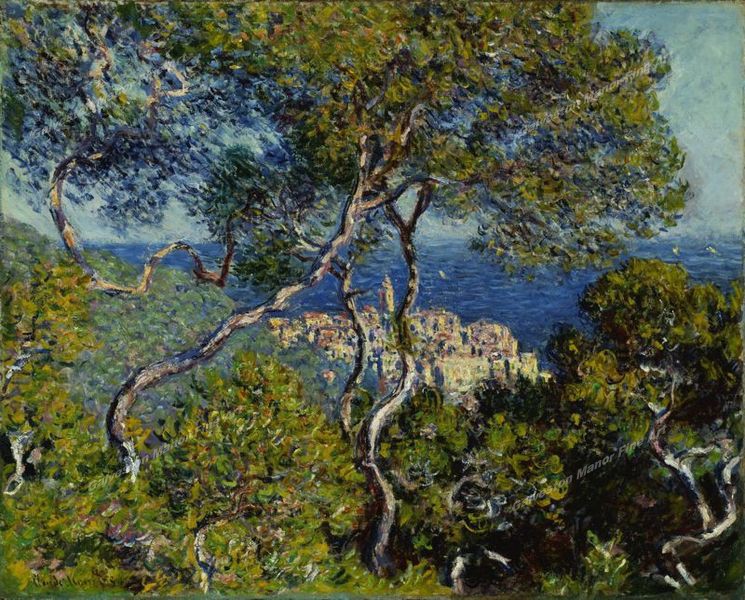 View of Bordighera by Claude Monet - Giclee Print