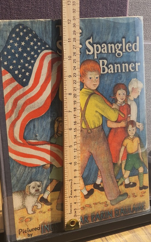 1942 Ingri and Edgar d’Aulaire The Star Spangled Banner First Edition No DJ VG+ gallery