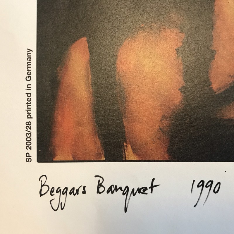 Ronnie Wood, Beggar’s Banquet Print. gallery