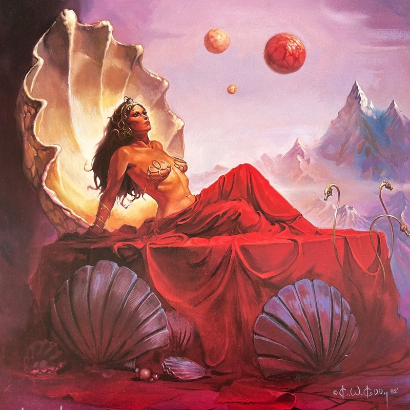 Perilous Dreams by Ken Kelly Signed Numbered Print 7/500 14×20 inch 1985