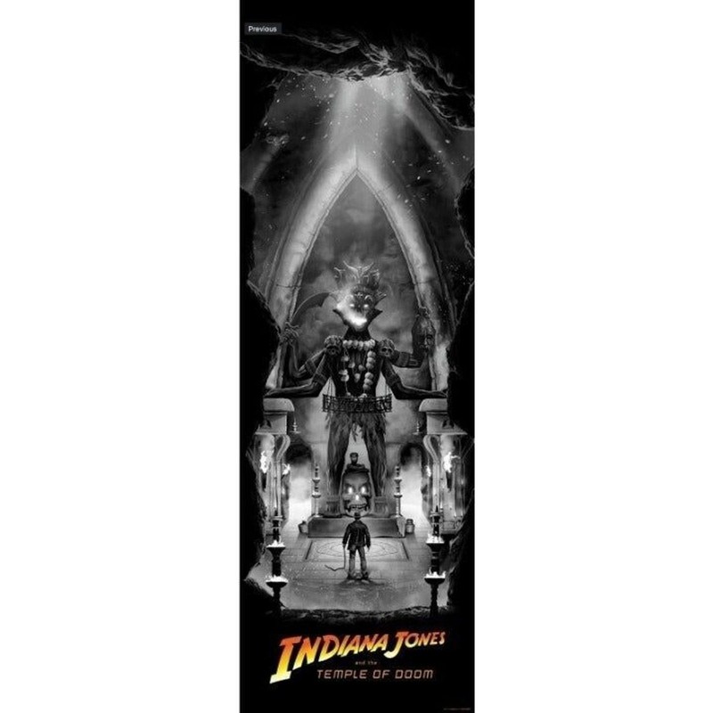 Indiana Jones Trilogy Variant ART PRINT BottleNeckGallery Ben Harman limited 100 gallery