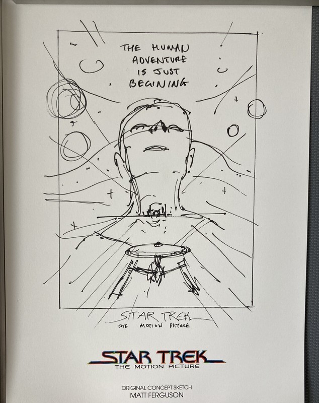 STAR TREK THE MOTION PICTURE Matt Ferguson Concept Art Vice Press (11.5″ x 8″)