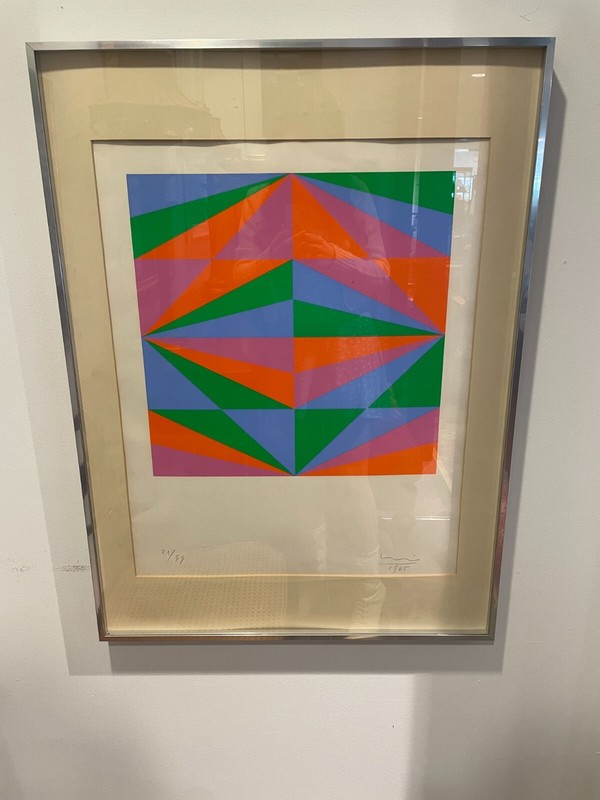 Max Bill Vintage Serigraph, Numbered 21/99
