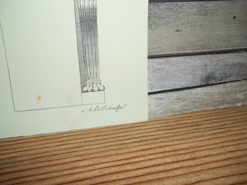 Antique Engraving Print Doorway Trim 18th-19th Century Andrew Bell Original gallery