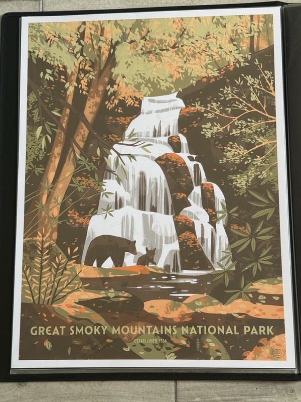 Fifty-Nine Parks Great Smoky Mountains 18″ x 24″