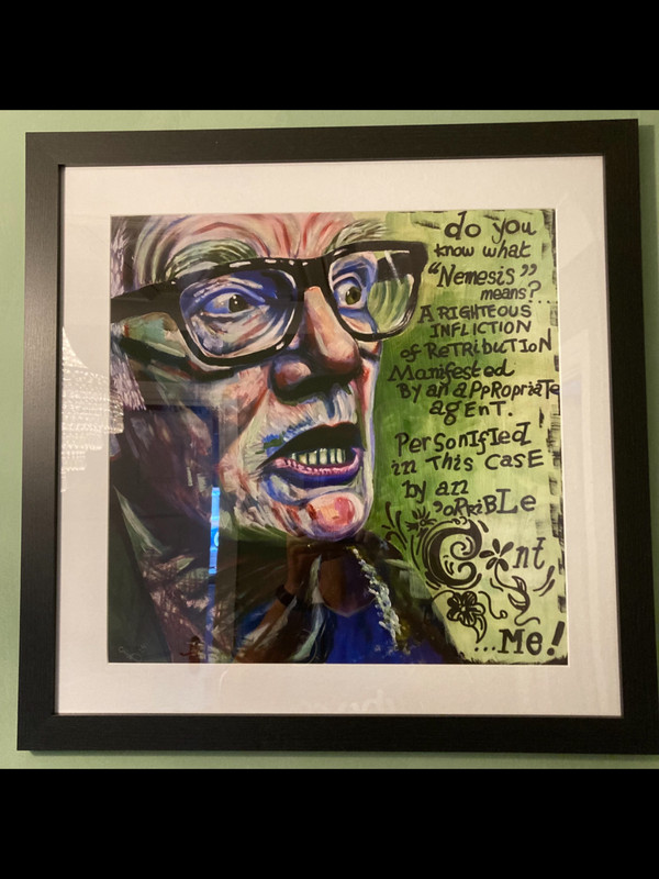 Snatch Brick Top Alan Ford «Nemesis» Original Portrait Print 50cm x 50cm Print