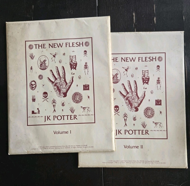 The New Flesh JK Potter Volume 1 & 2 Signed Stephen King Clive Barker