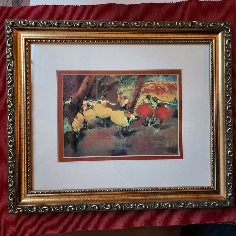 Edgar DEGAS Ballet Dancers «Before the Performance» Framed Print Impressionism
