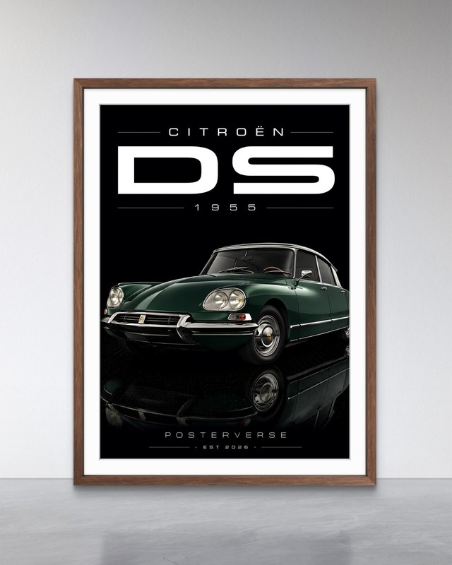 Citroen DS | Poster Wall Art Print | Automotive Gift | By POSTERVERSE