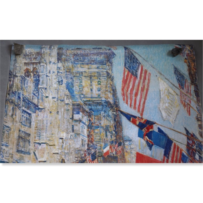 Frederick Childe Hassam, Allies Day 1917 Metropolitan Museum 1994 Poster Flags gallery