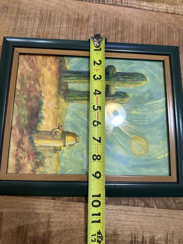 Acrylic Gouache Watercolor Singed Print AZ Artist Cactus “Copycat” gallery