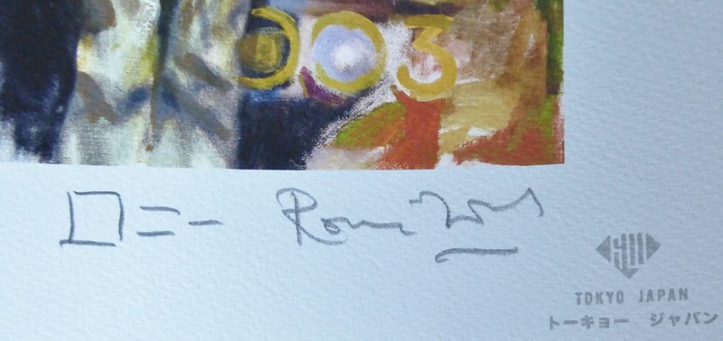 RONNIE WOOD ROLLING STONES FORTY LICKS JAPAN EDITION DIAMOND COLLECTION SIGNED gallery