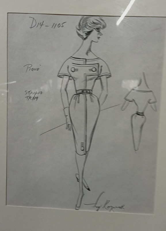 1950s fashion print