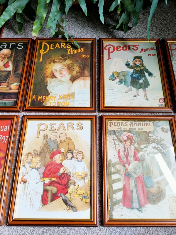 X11 PEARS SOAP ADVERTISING FRAMED Vintage Good Condition 24.5 Cm By 32 Cm gallery