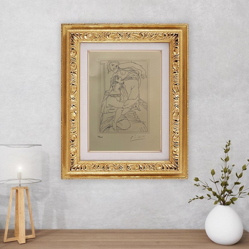 Pablo Picasso Original signed Print, COA and appraisal for $3,500 USD.-