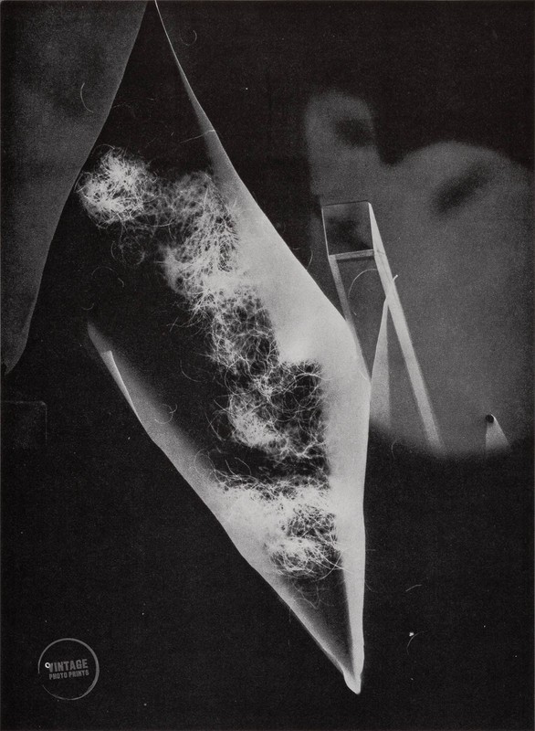 VTG Man Ray Print Man Ray Rayograph Lithograph Engraving Photo 1920 Mat 12×15