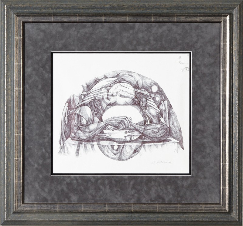 After All These Years by David Wilson Framed Original Pen and Ink Drawing