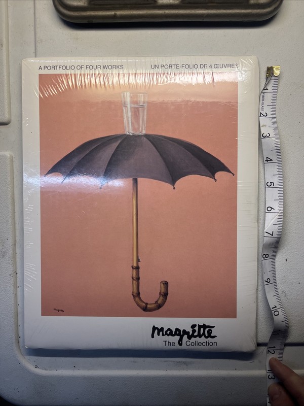 Sealed Magritte Set Of Four Art Prints 24x30 Cm Rare Archival Quality