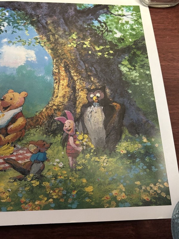 James Coleman Splendiferous Picnic Hand Signed Winnie the Pooh w. COA gallery