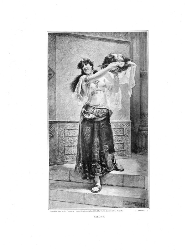 Salome – by G. Papperitz – 1897 Antique Victorian Print