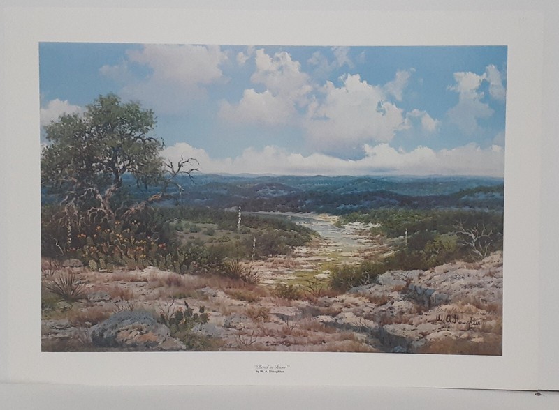 W.A. Slaughter «Bend in the River» Number 362/750 27″ x 18″