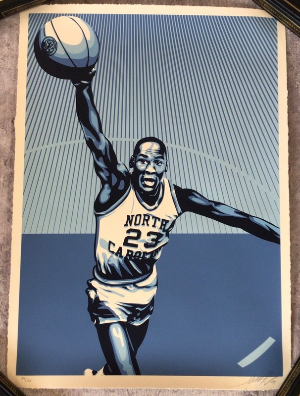 UPPER DECK MICHAEL JORDAN SHEPARD FAIREY (OBEY GIANT) 2009 UNC (LARGE FORMAT) gallery
