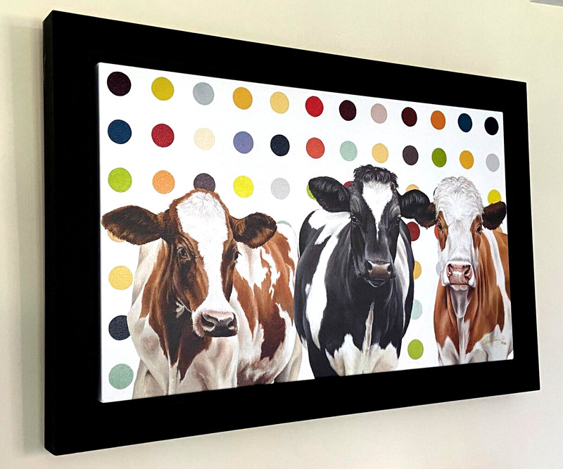 HAYLEY GOODHEAD (Contemporary) Limited Edition Print on Canvas ‘Damien’s Herd’